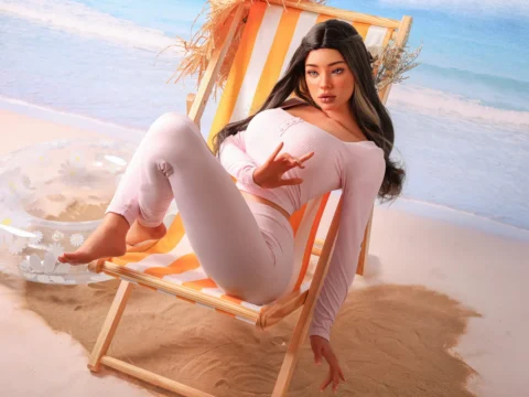 Beach Yoga Sex Doll